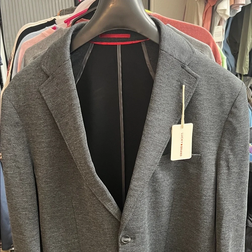 Lucky Brand Melange Knit Sportcoat